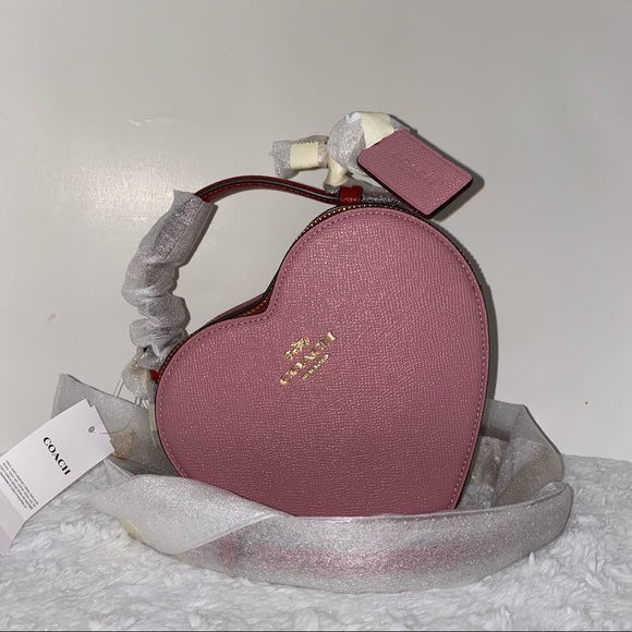 Coach Heart bag Crossbody In Colorblock New - Picture 5 of 16